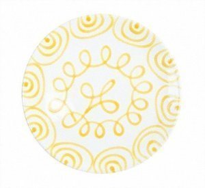 Gmundner Keramik Gelbgeflammt Speisetell