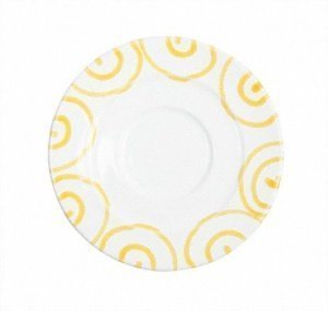 Gmundner Keramik Gelbgeflammt Untertasse