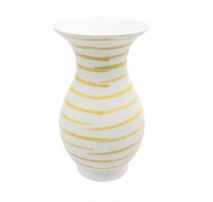Gmundner Keramik Gelbgeflammt Vase Form 