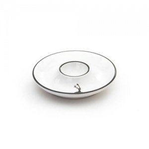 Gmundner Keramik Grauer Hirsch Eierbeche