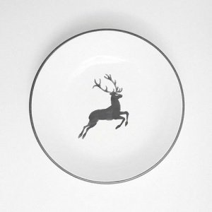 Gmundner Keramik Grauer Hirsch Suppentel