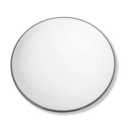 Gmundner Keramik Grauer Rand Desserttell