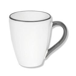 Gmundner Keramik Grauer Rand Frühstücksb