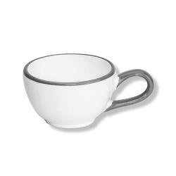 Gmundner Keramik Grauer Rand Mokka-Obert