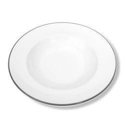 Gmundner Keramik Grauer Rand Suppentelle