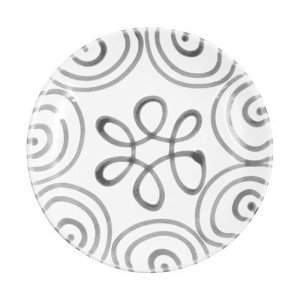 Gmundner Keramik Graugeflammt Desserttel