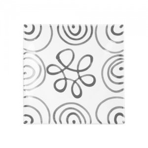 Gmundner Keramik Graugeflammt Platte qua