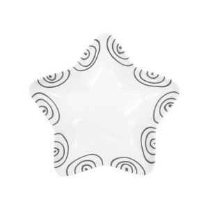 Gmundner Keramik Graugeflammt Sternschal