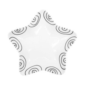 Gmundner Keramik Graugeflammt Sternschal