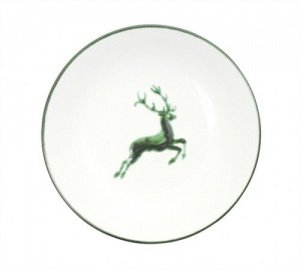 Gmundner Keramik Grüner Hirsch Suppentel