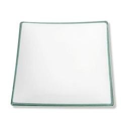 Gmundner Keramik Grüner Rand Desserttell