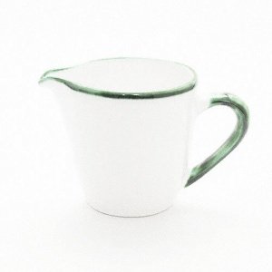 Gmundner Keramik Grüner Rand Milchgießer