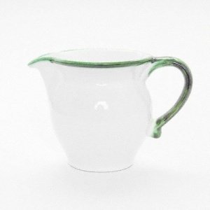 Gmundner Keramik Grüner Rand Milchgießer