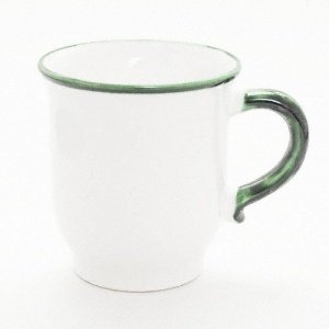 Gmundner Keramik Grüner Rand Schoko Ober