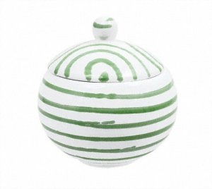 Gmundner Keramik Grüngeflammt Zuckerdose