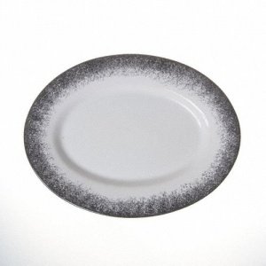 Gmundner Keramik Morgentau Platte oval g