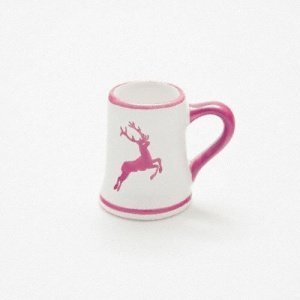 Gmundner Keramik Roter Hirsch Krug Stamp