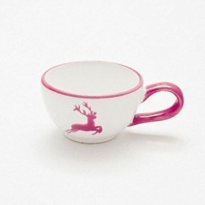 Gmundner Keramik Roter Hirsch Mokka Ober