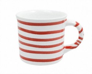 Gmundner Keramik Rotgeflammt Becher mit 