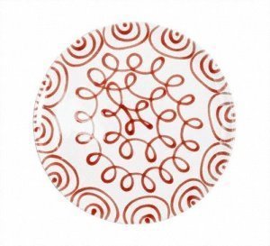 Gmundner Keramik Rotgeflammt Speisetelle