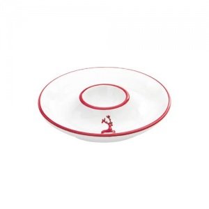 Gmundner Keramik Rubinroter Hirsch Eierb