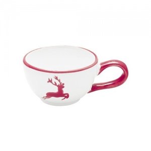 Gmundner Keramik Rubinroter Hirsch Mokka