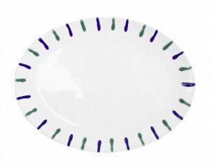 Gmundner Keramik Traunsee Platte oval 28
