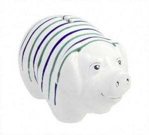 Gmundner Keramik Traunsee Sparschwein Li