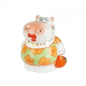 Goebel Fashion Animals Helga Hippo Salz 