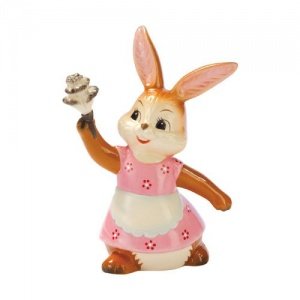 Goebel Frühjahrsputz Häschen beim Staubw