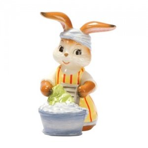 Goebel Frühjahrsputz Häschen beim Wasche