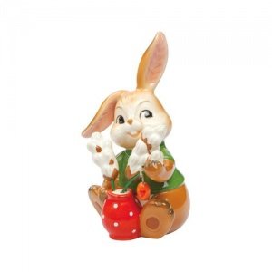 Goebel Frühlingserwachen Hase mit Weiden