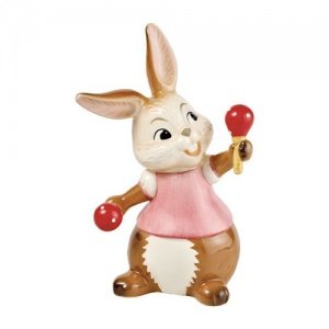Goebel Musikkapelle Hase mit Rassel 10,5
