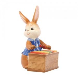 Goebel Musikkapelle Hase spielt Xylophon
