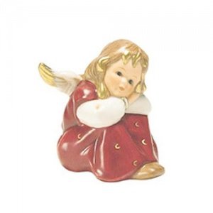 Goebel Weihnachtsengel Träumerle bordeau
