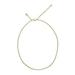 Gold Charm Halskette, vergoldet