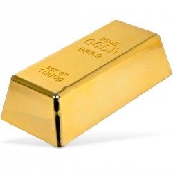 Goldbarren Türstopper