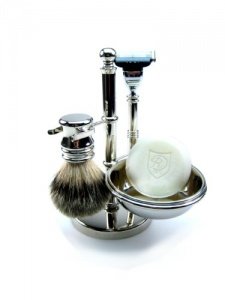 Golddachs Rasierständer