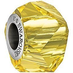 Golden Asymmetric Crystal Bead