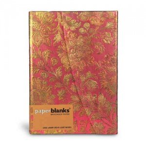 -Goldene Fuchsie-, liniert, Midi, Paperb