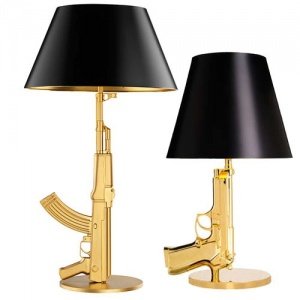 Goldene Pistolen Lampen