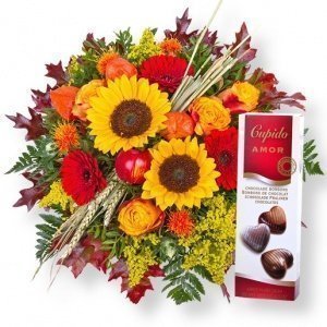 Goldener Herbst und Pralinen-Herzen (65 