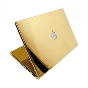 Goldenes Macbook