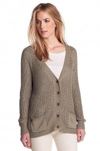 Goldglanz Strick-Cardigan