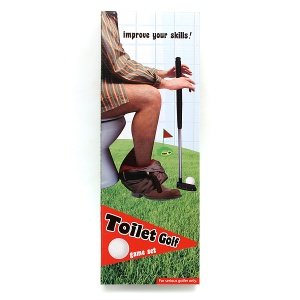 Golf Set für die Toilette