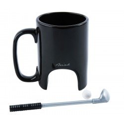 Golf Tasse mit Golfschläger und kleinem 