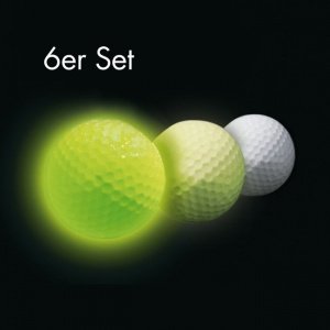 Golfbälle Lunaball, 6 Stk. Set bestehend aus: