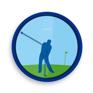 Golfer Wanduhr