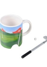 Golfset Tasse mit Schläger und Ball