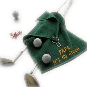 Golftuch mit individueller Bestickung